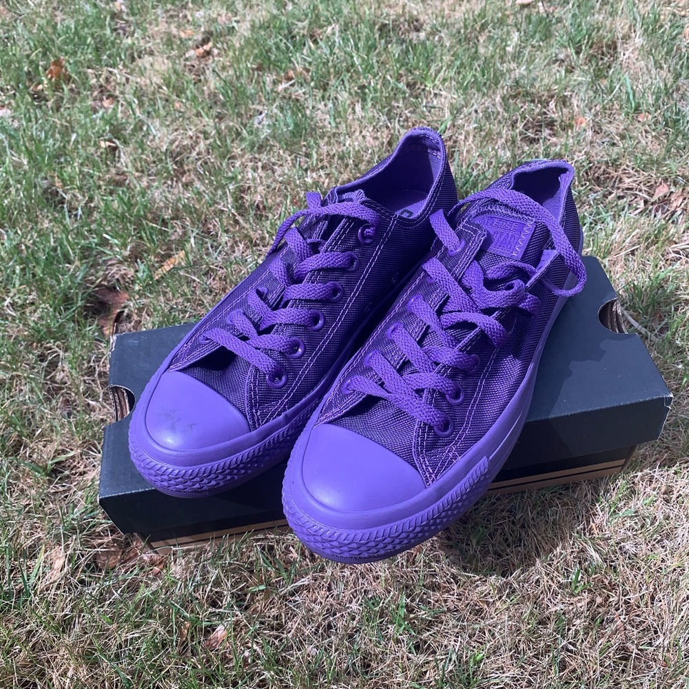 all purple converse